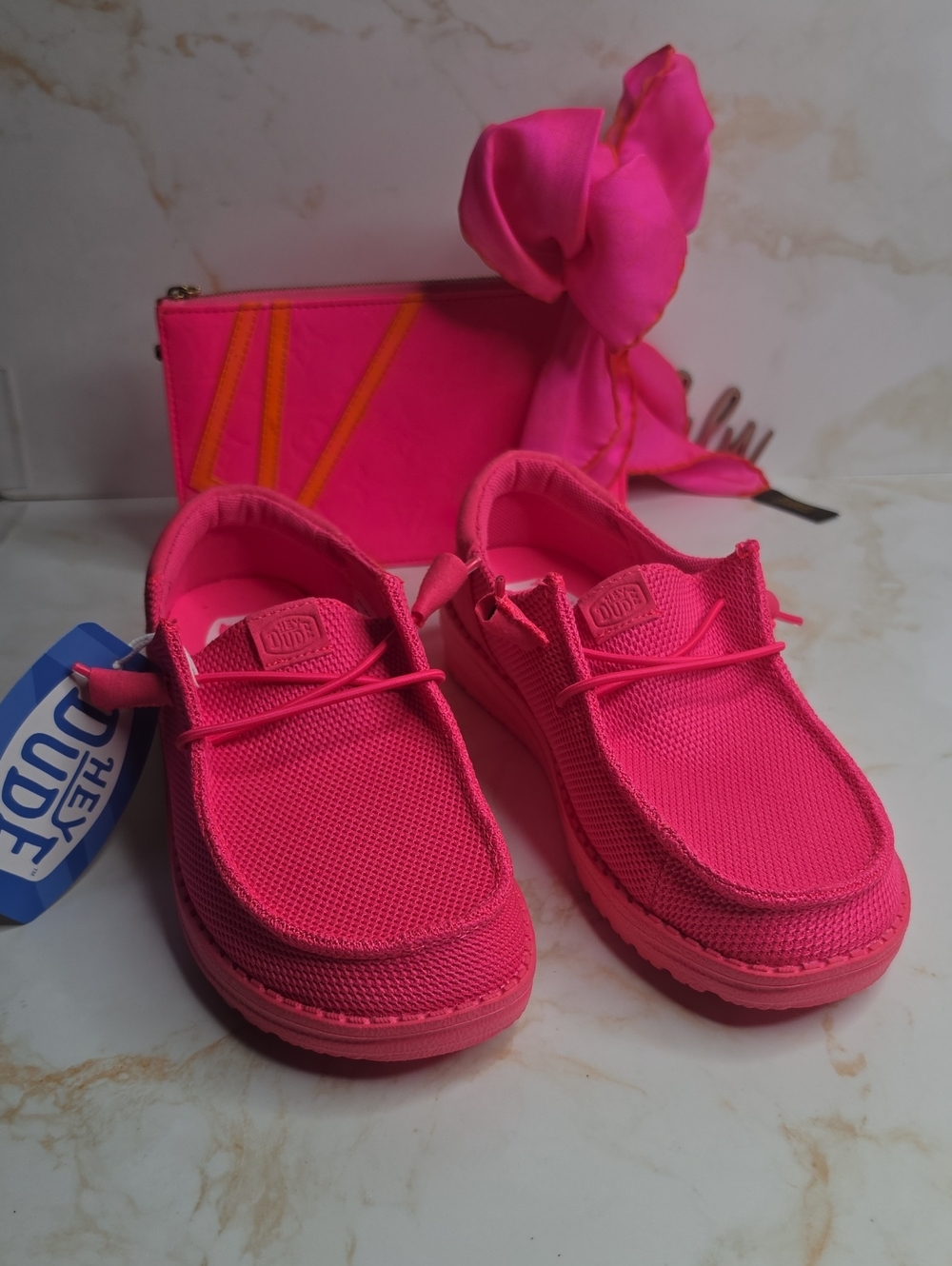 Hey Dude Neon Pink New